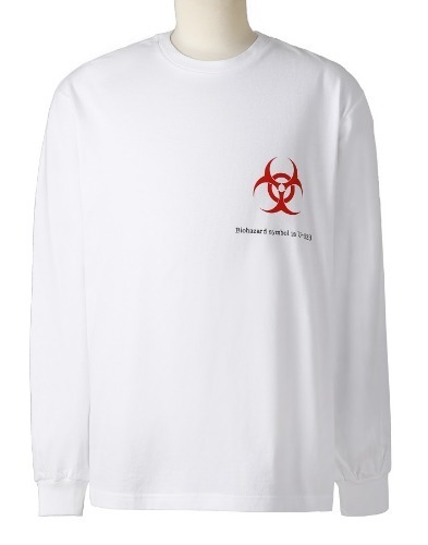 Biohazard long sleeve(white)